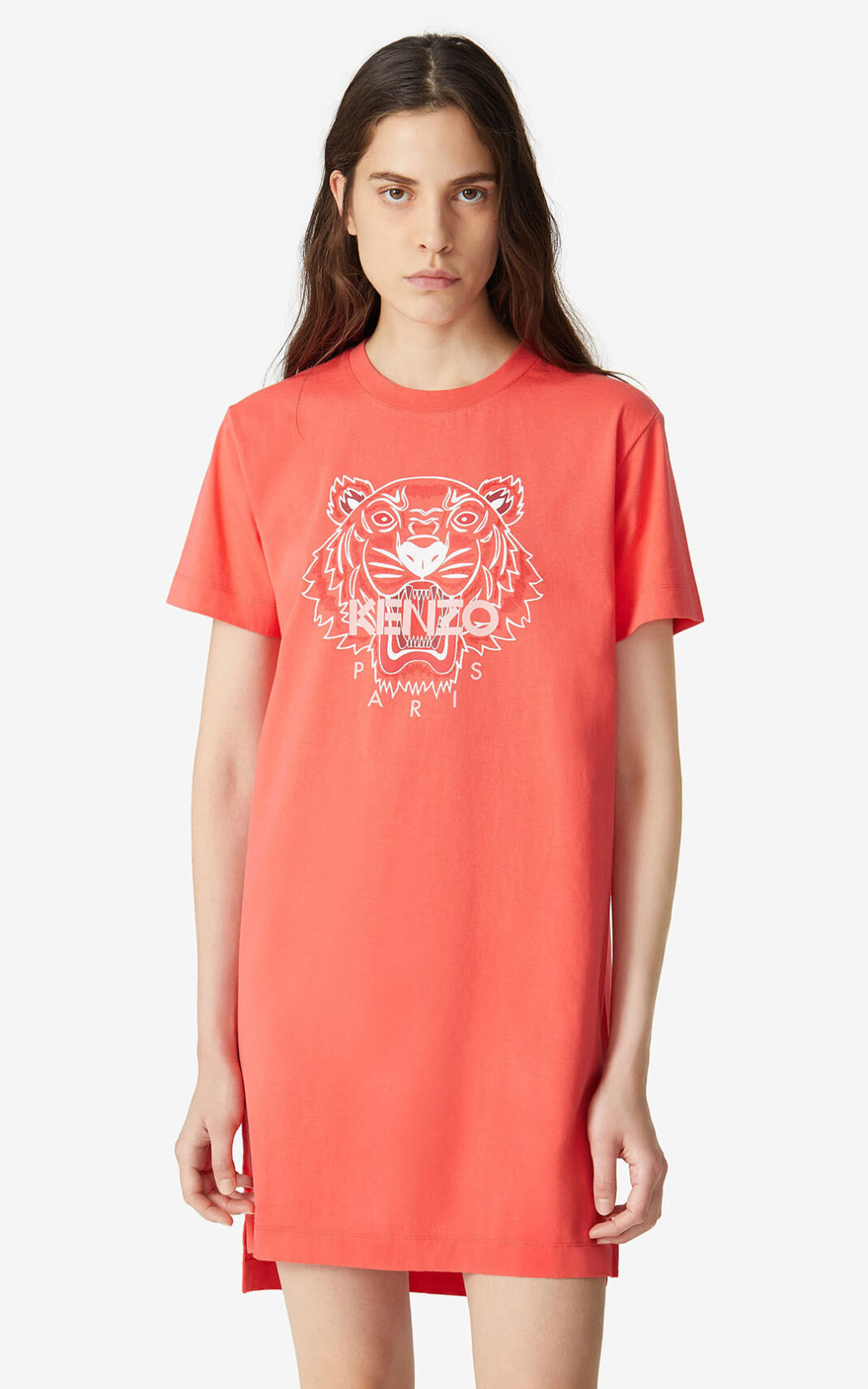 Kenzo Tiger T shirt Haljine Ženske - Crvene - Hrvatska NMRBFG162